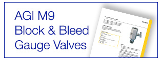 AGI M9 Block and Bleed Gauge Valves